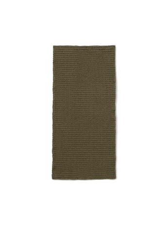 product image for Organic Bath Towel in Olive by Ferm Living 65