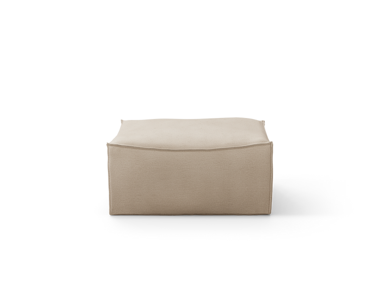 media image for Catena Pouf in Rich Linen Natural 228