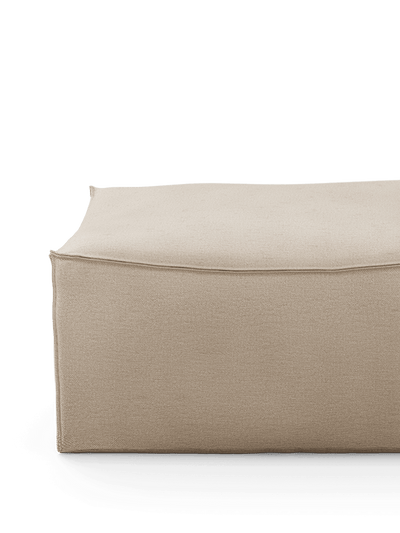 product image for Catena Pouf in Rich Linen Natural 70