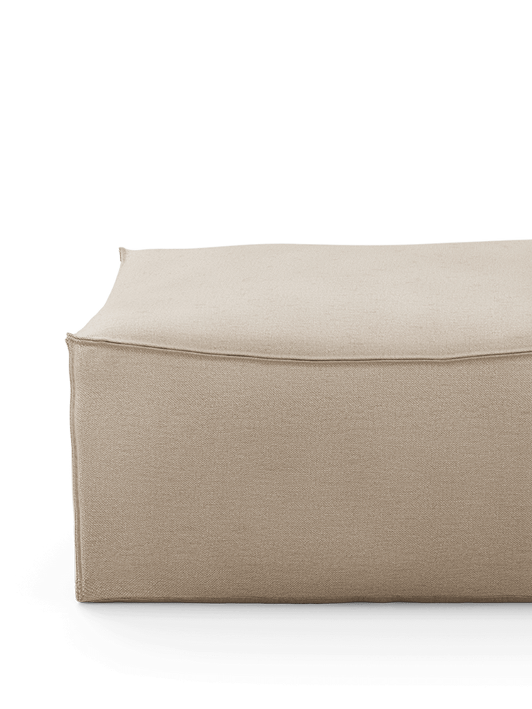 media image for Catena Pouf in Rich Linen Natural 284