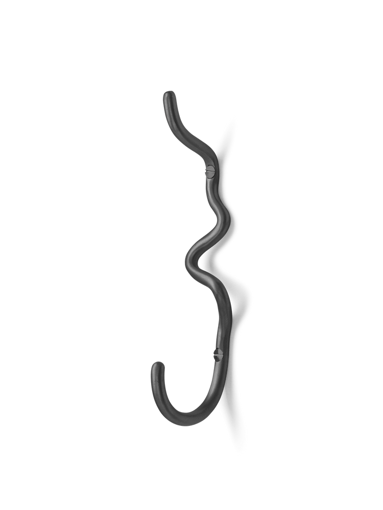 media image for Curvature Hook in Black Brass 233