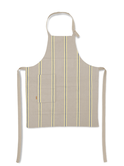 product image for Hale Yarn-Dyed Apron -Oyster/Lemon/Bright Blue 8