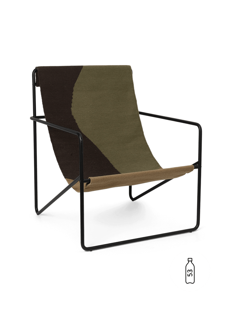 media image for Desert Lounge Chair - Black - Dune 237