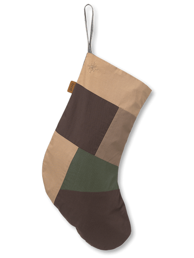 product image of Patchwork Christmas Stocking By Ferm Living Fl 1104266294 1 598