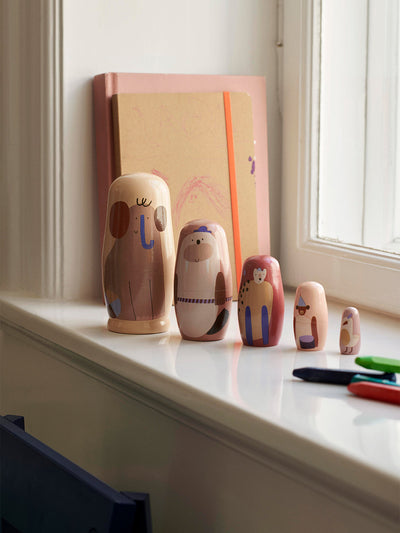 product image for Critter Nesting Dolls By Ferm Living Fl 1104266399 2 67