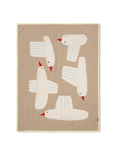 product image of Bird Quilted Blanket By Ferm Living Fl 1104266499 1 582