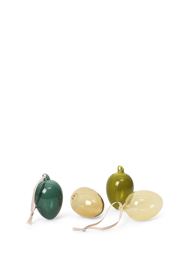 product image of Glass Easter Eggs Set Of 4 By Ferm Living Fl 1104266761 1 589