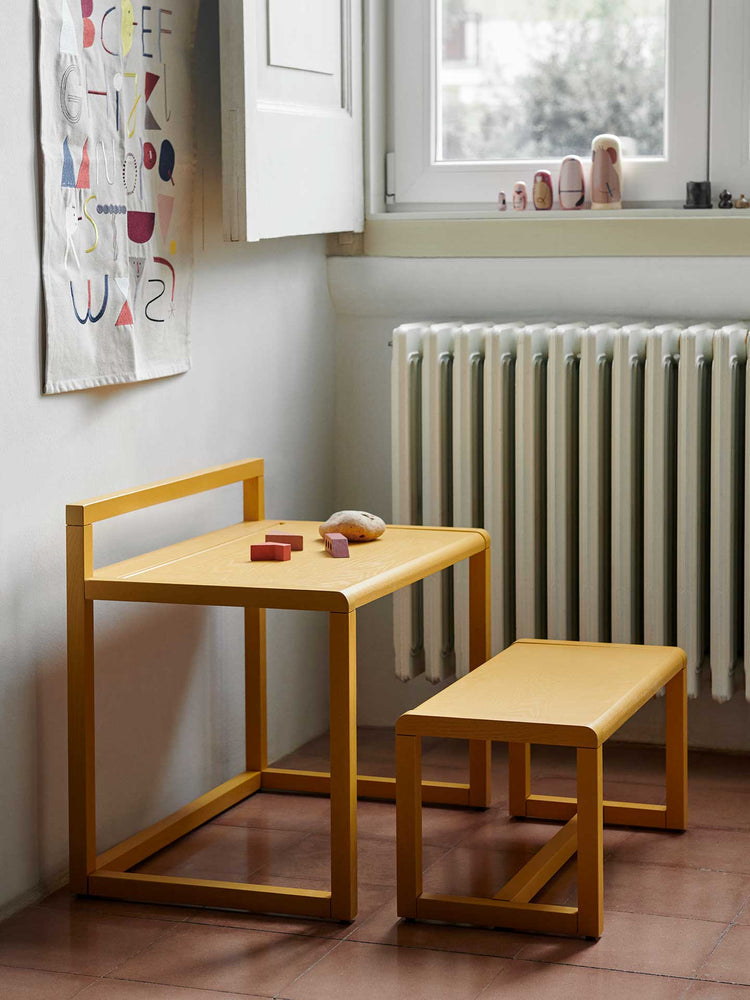 media image for Little Architect Bench in Yellow by Ferm Living Room1 283
