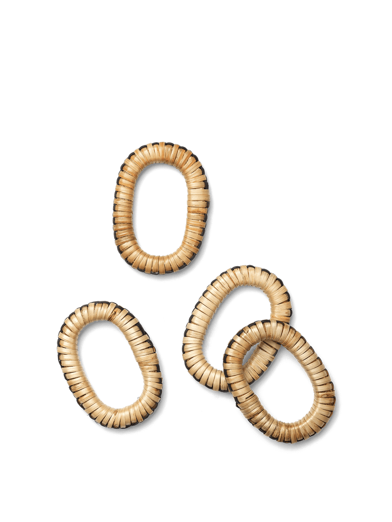 media image for Weave Napkin Rings Set Of 4 By Ferm Living Fl 1104268117 1 216