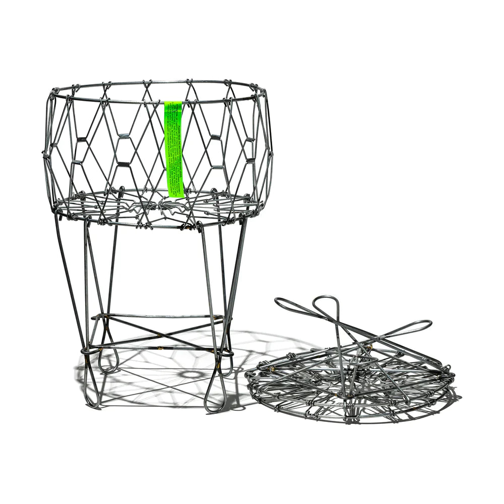 Shop Industrial Folding Basket | Burke Decor