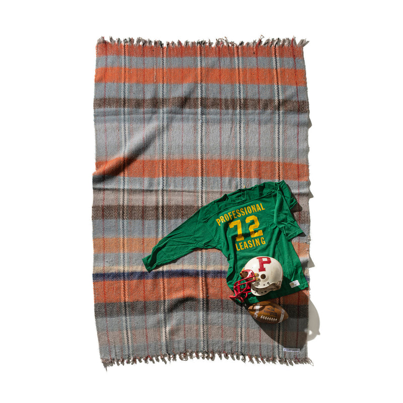 Tartan wool mix blanket deals