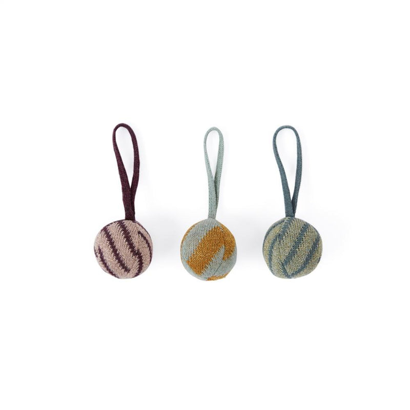 media image for 3 Piece Set Christmas Ball in Multi 272
