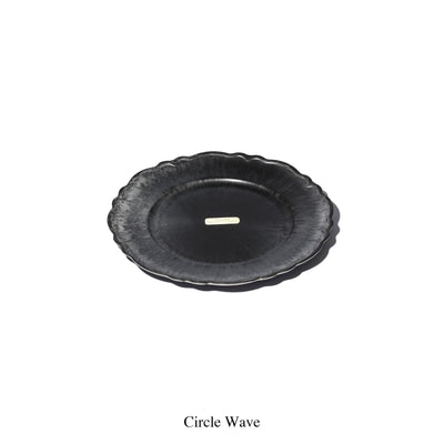 product image for copy of copy of decoration tray circle pleat design by puebco 6 9