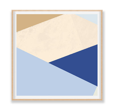 product image for Blue Colorblock 3 By Grand Image Home 111272_P_28X28_M 2 60