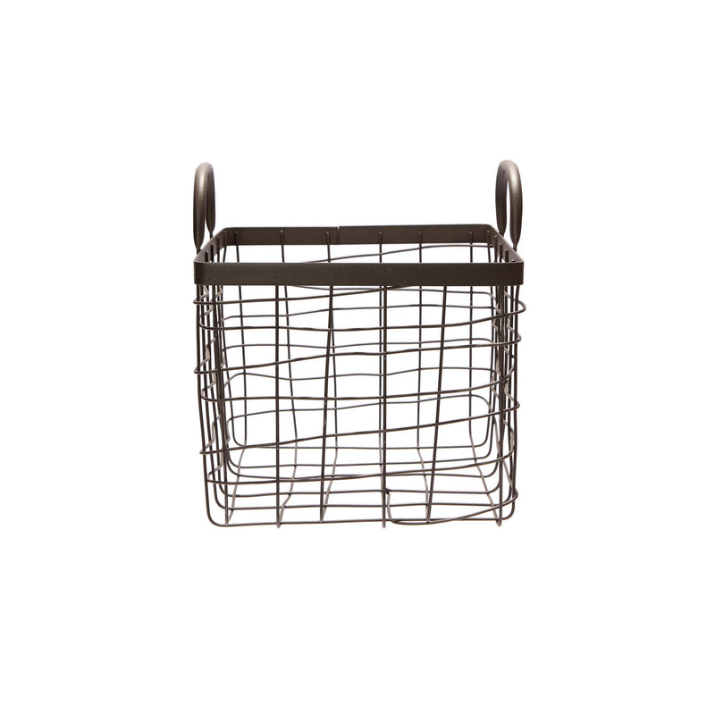 media image for square basket with handle small design by puebco 1 262