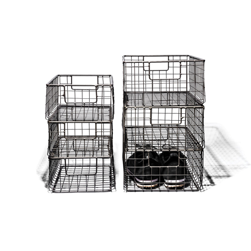 media image for wire basket shoe box medium design by puebco 3 299