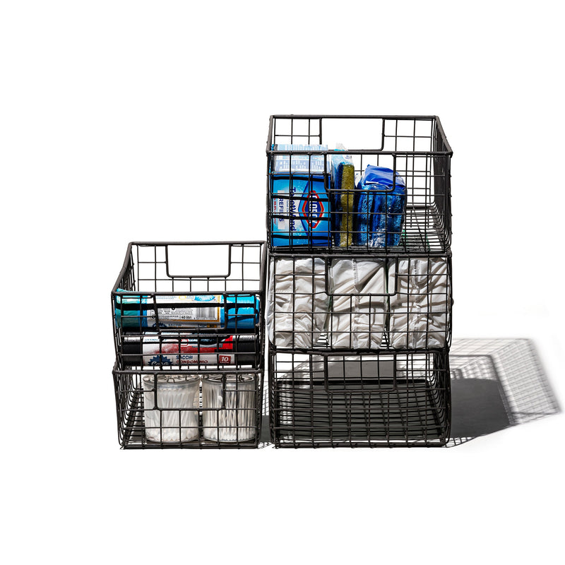 media image for wire basket shoe box medium design by puebco 2 285
