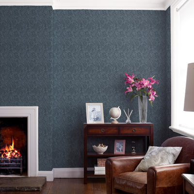 product image for Laura Ashley Barley Dusky Seaspray Wallpaper by Graham & Brown 35
