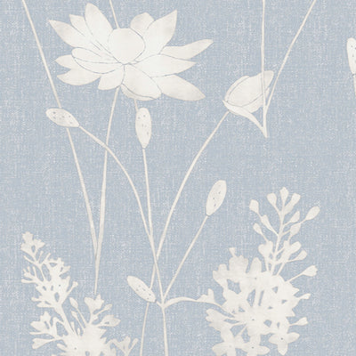 product image for Laura Ashley Dragonfly Garden Chalk Blue Wallpaper by Graham & Brown 70