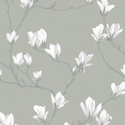 product image of Laura Ashley Magnolia Grove Slate Wallpaper by Graham & Brown 59