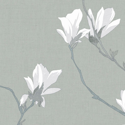 product image for Laura Ashley Magnolia Grove Slate Wallpaper by Graham & Brown 31