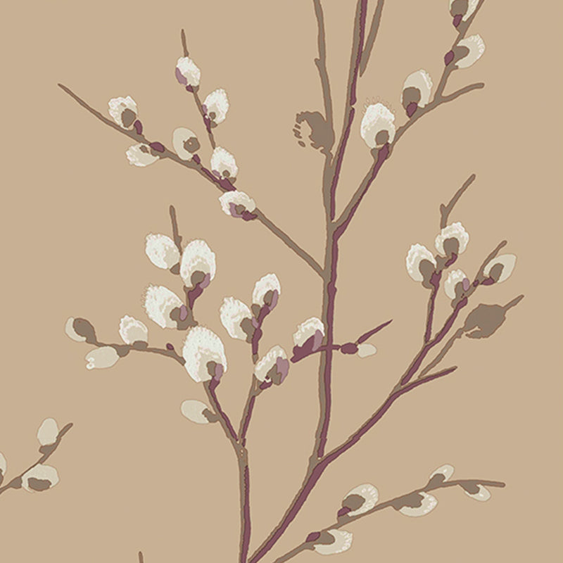media image for Laura Ashley Pussy Willow Natural Wallpaper by Graham & Brown 290
