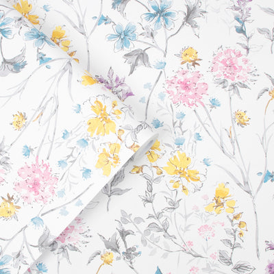 product image for Laura Ashley Wild Meadow Multicolor Wallpaper by Graham & Brown 18