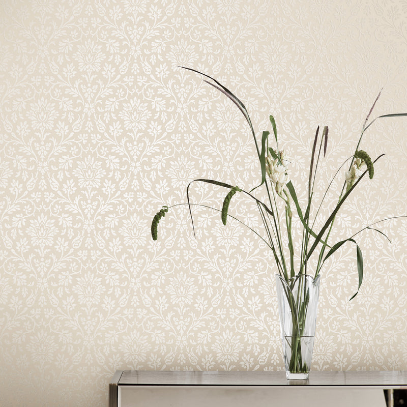 media image for Laura Ashley Annecy Linen Wallpaper by Graham & Brown 225