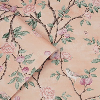 product image for Laura Ashley Eglantine Blush Wallpaper by Graham & Brown 65