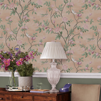 product image for Laura Ashley Eglantine Blush Wallpaper by Graham & Brown 75