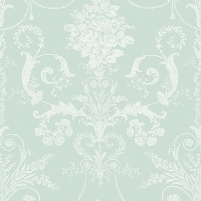 product image of Laura Ashley Josette Duck Egg Wallpaper by Graham & Brown 58