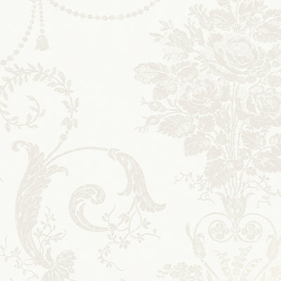 product image for Laura Ashley Josette White Wallpaper by Graham & Brown 21