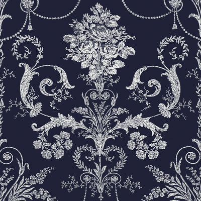 product image of Laura Ashley Josette Midnight Wallpaper by Graham & Brown 537