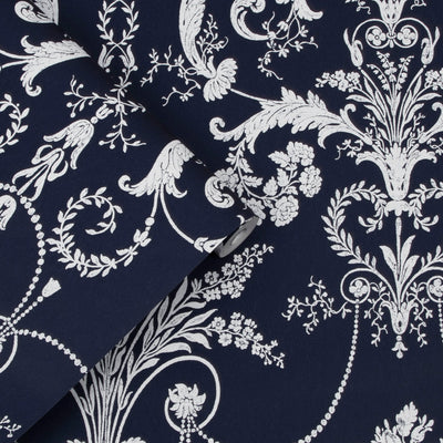 product image for Laura Ashley Josette Midnight Wallpaper by Graham & Brown 87