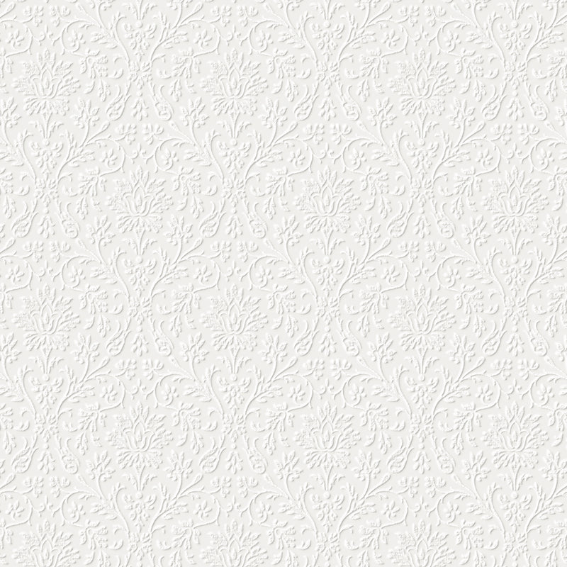 media image for Laura Ashley Annecy Paintable White Wallpaper by Graham & Brown 281
