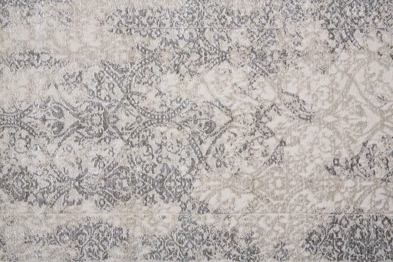 media image for Alexander Ivory and Gray Rug by BD Fine Texture Image 1 210