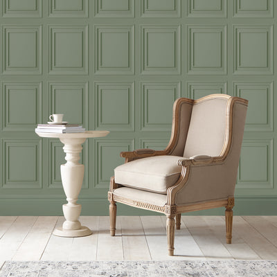 product image for Laura Ashley Redbrook Wood Panel Sage Wallpaper by Graham & Brown 62