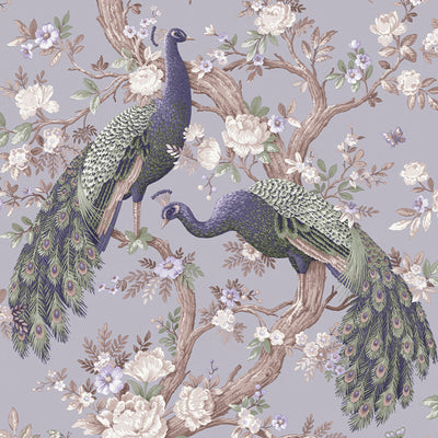 product image of sample laura ashley belvedere pale iris wallpaper by graham brown 1 577