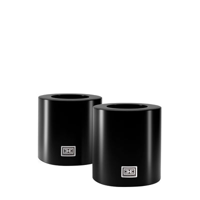product image for Artificial Candle Set of 2 in Black 2 63