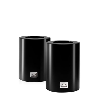 product image for Artificial Candle Set of 2 in Black 4 74