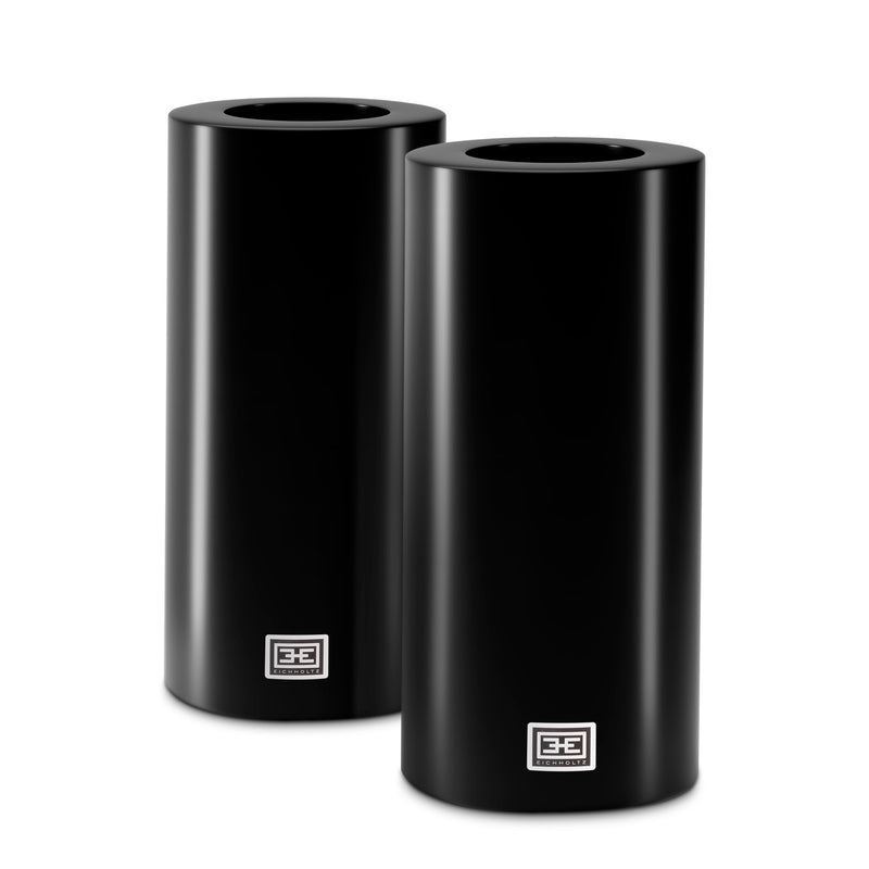 media image for Artificial Candle Set of 2 in Black 10 224