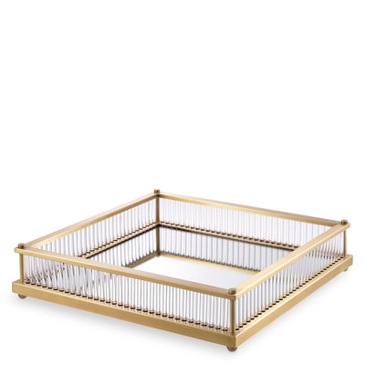 product image for Cora Tray in Antique Brass 5 12