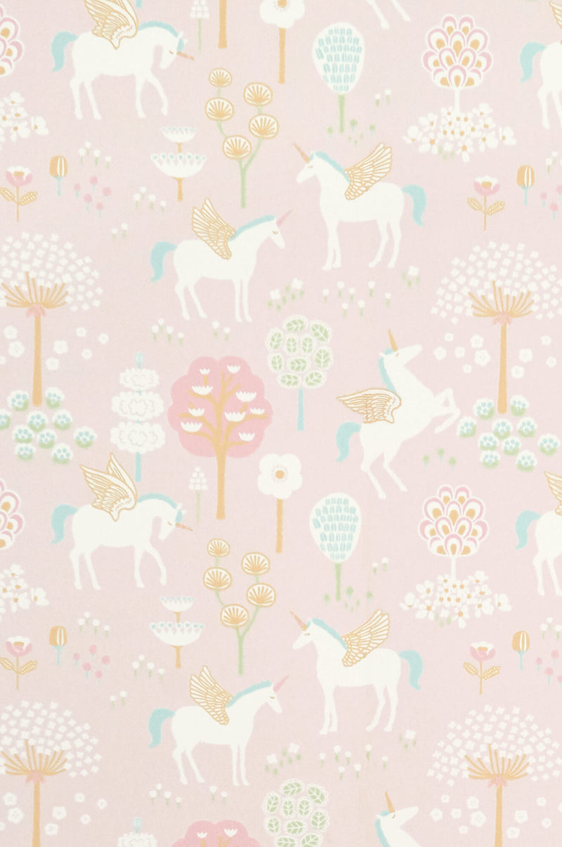 media image for True Unicorns Pink Wallpaper by Majvillan 239