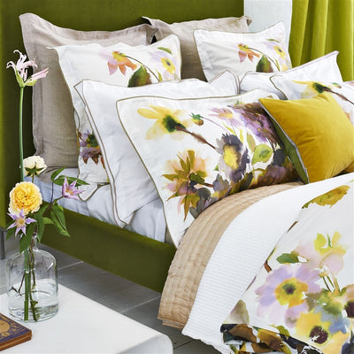 product image for designers guild bed linen palace flower birch bed linen 3 0