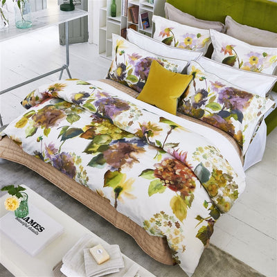 product image for designers guild bed linen palace flower birch bed linen 5 8