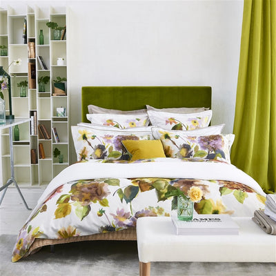 product image for designers guild bed linen palace flower birch bed linen 1 40