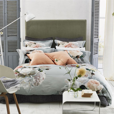 product image for Peonia Grande Zinc Duvet Cover design by Designers Guild 13