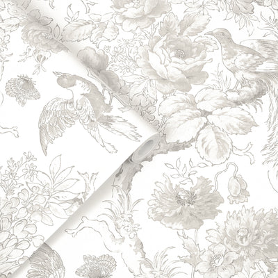 product image for Laura Ashley Birtle Dove Grey Wallpaper by Graham & Brown 69