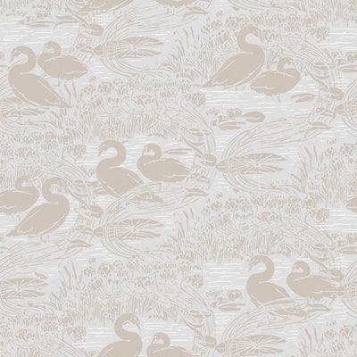 product image of sample laura ashley swans dove grey wallpaper by graham and brown 1 560