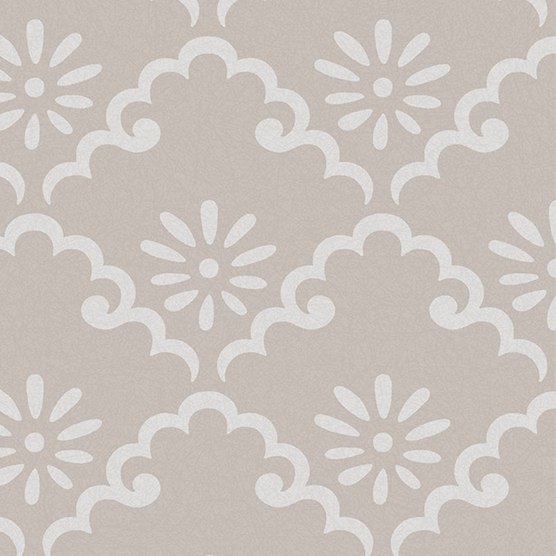 media image for Laura Ashley Coralie Dove Grey Wallpaper by Graham & Brown 235